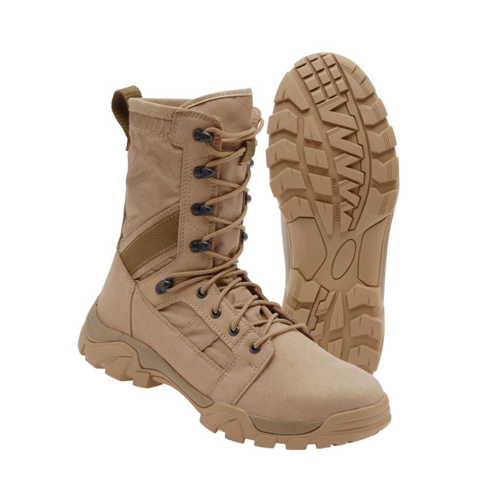 Brandit - Defense Boot Bottes lacées - Marron